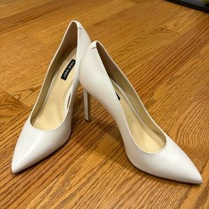 White Stiletto Heels